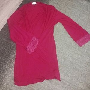 Robe and lounge shorts